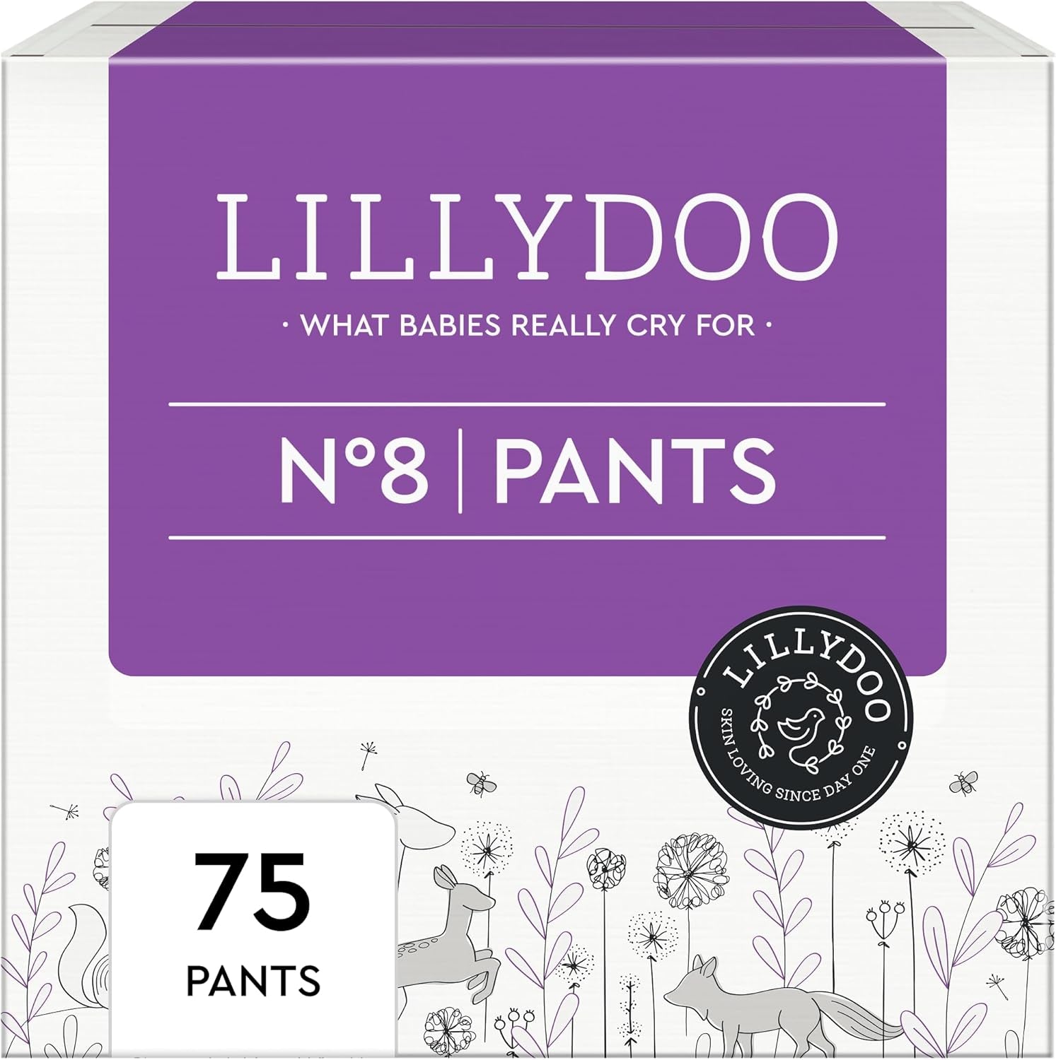 LILLYDOO hautfreundliche Hosen, Größe 5 (12–17 kg), Monatsbox (105 Stück)