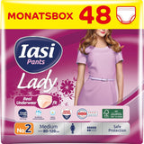 LADY Pants 48 Einweg-Harninkontinenzhosen Saugfähigkeit Plus Größe S für Damen 48 Stk