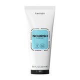 Kemon - Nourish Mask, nährende Maske für sprödes, trockenes und lockiges Haar, auf Basis von Sheabutter, fördert die Entwirrung, für weiches Haar, 200 ml Naty Shop Hair Mask Standardtitel
