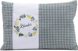 Gözze – Duftendes Kräuterkissen, Füllung aus 200 g Kräutermischung, Bezug aus 100 % Baumwolle, 30 x 20 cm – Plaid Green Naty Shop Standardkissen Plaid Green