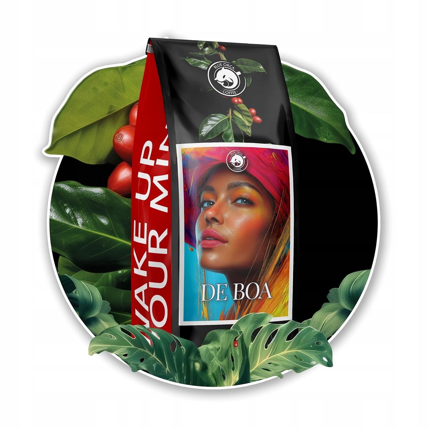 Gemahlener Kaffee DE BOA 1KG | 100 % Arabica | mit einem Hauch von Schokolade und Nüssen | mittel geröstete Kaffeebohnen, geringer Säuregehalt | ideal für Espressomaschinen | Blue Orca Kaffeerösterei