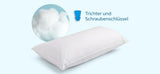 Mediflow 5201 Original Wasserkissen im Doppelpack 40 x 80 cm, weiß, 2 Stück (1 Packung) Naty Shop Standardkissen