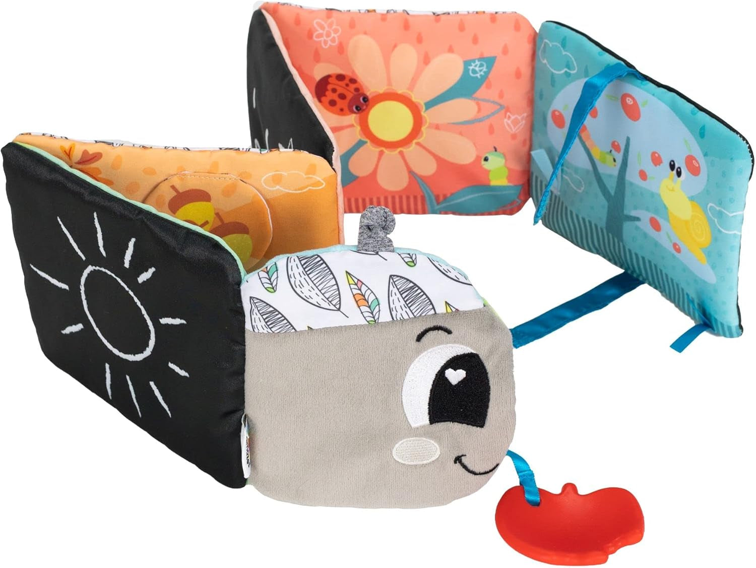 Lamaze Bunte Raupenreise, Spielzeug für Neugeborene, sensorisches Babyspielzeug mit Farben und Geräuschen, Entwicklungsspielzeug für Jungen und Mädchen ab 6 Monaten, L27463. Babyspielzeug Naty Shop My Caterpillar Book