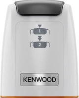 Kenwood Easychop CHP61.000WH, Zerkleinerer Mit Vier Klingen, Schüssel 0,5 L, Druckantrieb, 2 Geschwindigkeiten, Rutschfester Ring, Spülmaschinenfest, Eisbrecher, 500 W, Weiß Kitchen Naty Shop