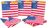 HEKU 191-tlg. USA-Party-Set I Pappteller Ø23 cm, rote Becher, 3-lagige Servietten 33 x 33 cm, Deko-Picker, Wimpelkette 10 m I perfekt für Mottopartys und Nationalfeiertage