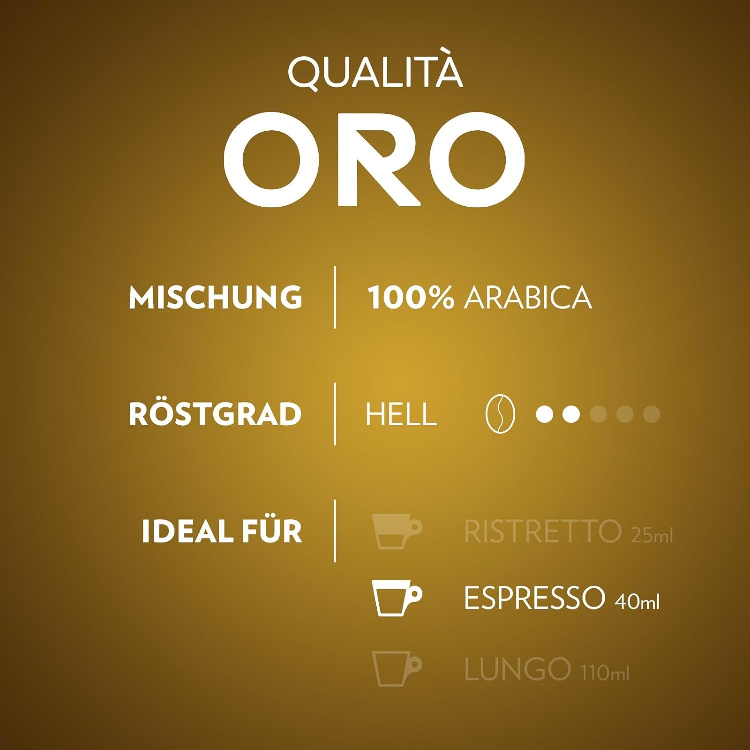 Lavazza Qualità Oro, Arabica-Bohnen mit fruchtig-blumigem Geschmack, 10 Kapseln, Nespresso kompatibel