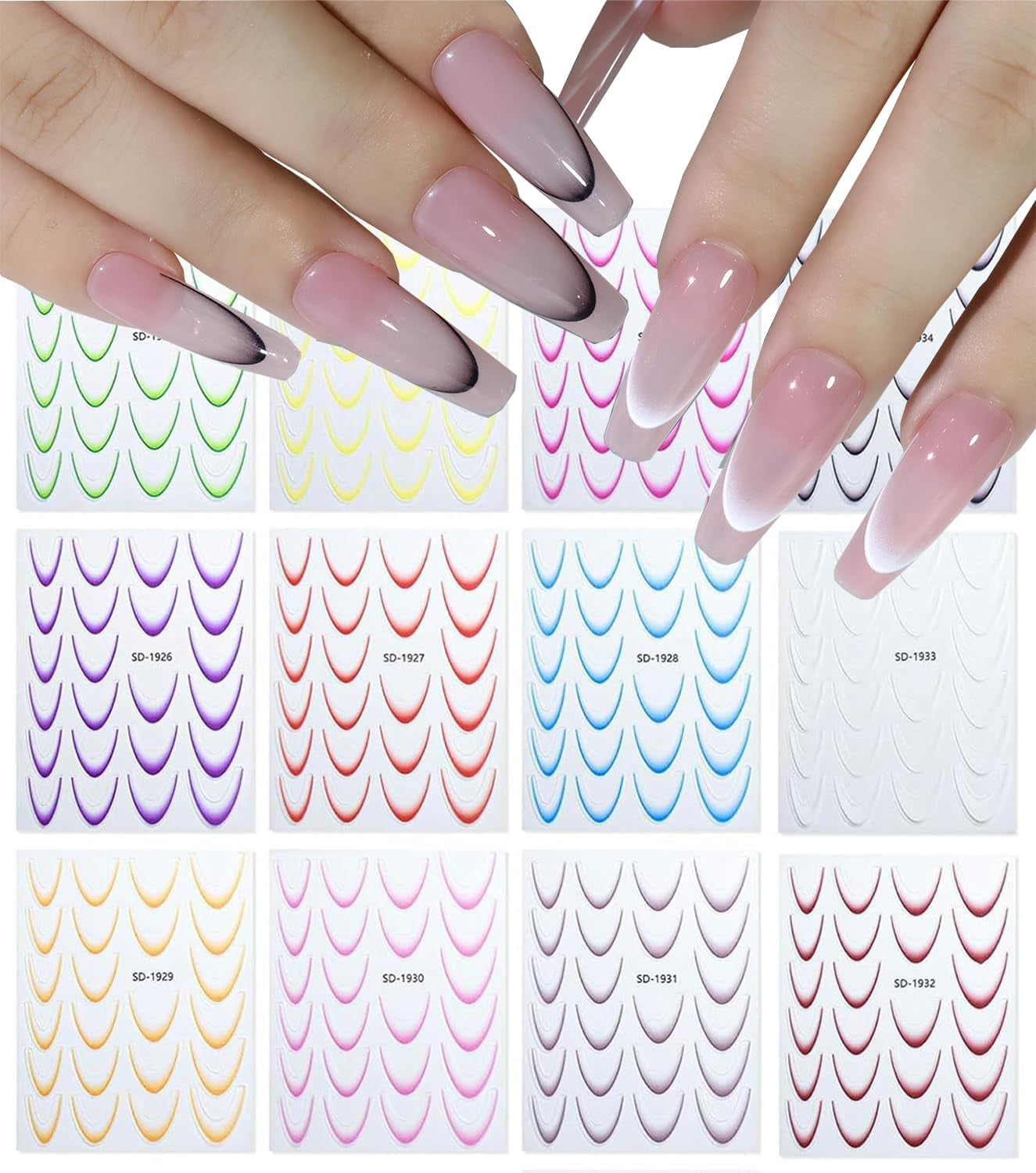 Niedliche Nagelaufkleber für Kinder, 20 Blatt, 3D-Nagelaufkleber, die im Dunkeln leuchten, Blumen, bunte Nagelkunstdekorationen, Nagelaufkleber, selbstklebende Aufkleber, DIY-Dekorationszubehör
