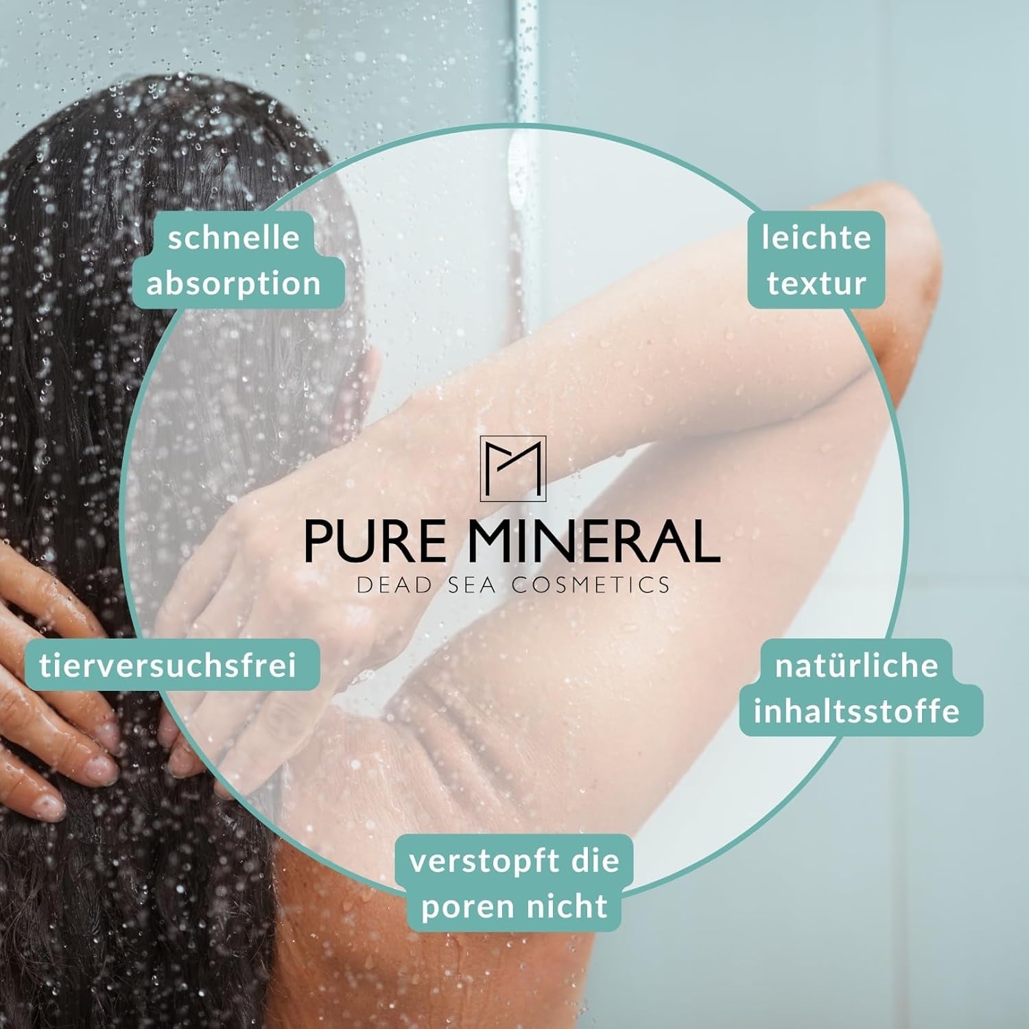 Pure Mineral – Intensiv reparierende Haarmaske mit Argan – Repariert und verleiht trockenem Haar Glanz – Nährt mit Vitamin E – Keine Sulfate, Parabene, Erdöl – 350 ml Naty Shop Haarmaske