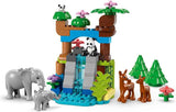 LEGO DUPLO Town Wild Animal Families 3-in-1-Set, Lernspielzeug für Kleinkinder mit Schildkröten, Tigern, Elefanten, Hirschen, Pandas, Set für Vorschulkinder ab 2 Jahren, Bauspielzeug mit Tierfiguren 10446 Bausets Beuche den LEGO-Store