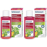 Tetesept Muskel, Entspannender Badezusatz nach körperlicher Anstrengung, 125 ml Dusche und Bad Naty Shop 2 Stück x 125 ml Muskelentspannungsbad