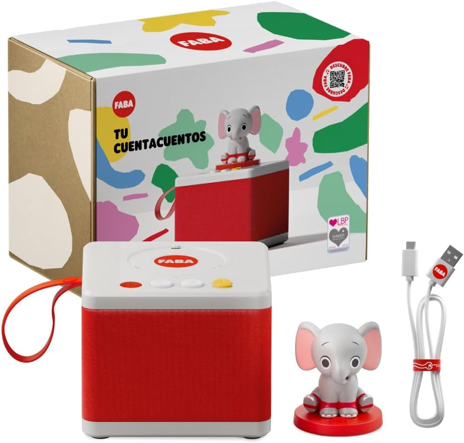- Geschichten für Mädchen und Jungen, Sprecher mit der Elefantenfigur, Lernspiel, Inhalt auf Spanisch, geeignet ab 0 Jahren Bebe Toys Naty Shop