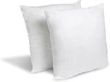 Blaues Câlin-Set mit 2 Kissen mit festem Komfort „Alaska“, super Füllung, Umschlag aus 100 % Perkal-Baumwolle, weiß, 65 x 65 cm, quadratische Form, Naty Shop Standard-Kissen