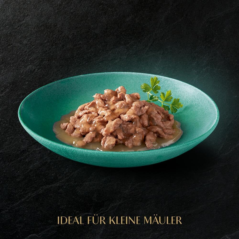 Sheba Nassfutter für Kätzchen, in sortierten Beuteln, mit Lachs (MSC) und Huhn in Sauce, Multipack 40x85g