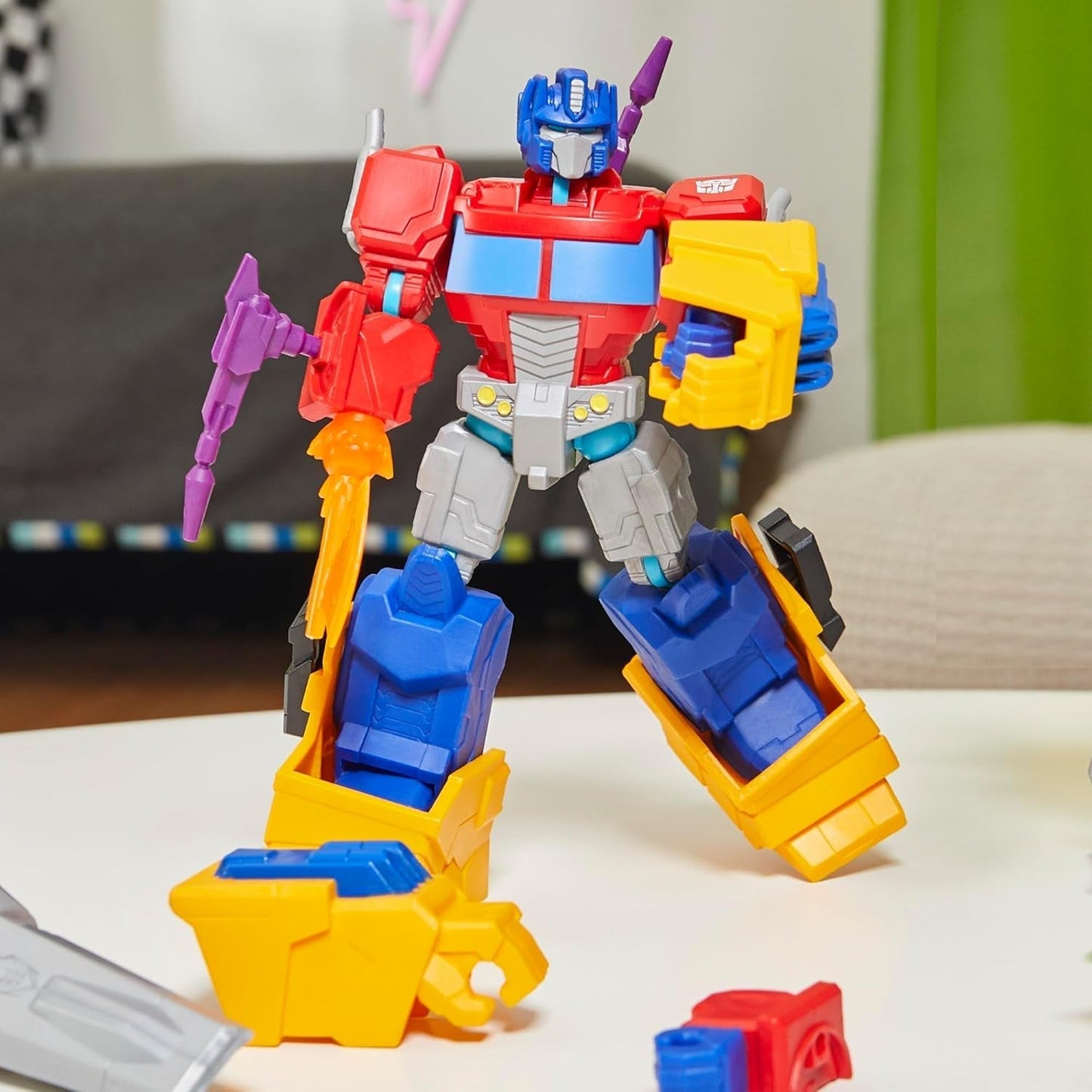 Transformers Mixmashers Optimus Prime Anpassbare Deluxe-Actionfiguren und Zubehör Actionfiguren Naty Shop