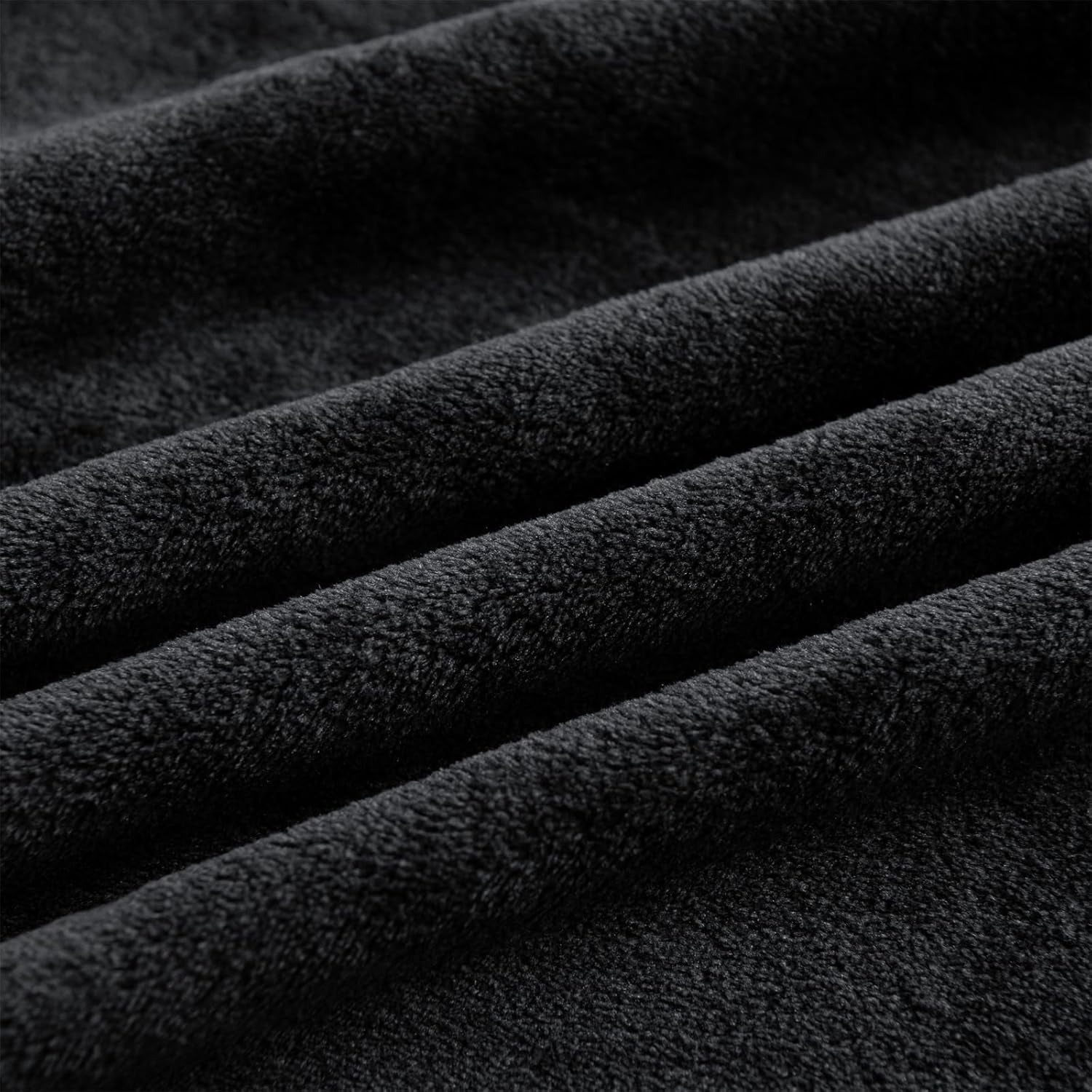 Good Nite kuschelige Decke, flauschige Decke, Bettdecke, Sofadecke, XL, Wohndecke, Fleecedecke, 150 x 200 cm, Schwarz, weiche warme Decken, flauschige Decke, Betten und Decken, Good Nite
