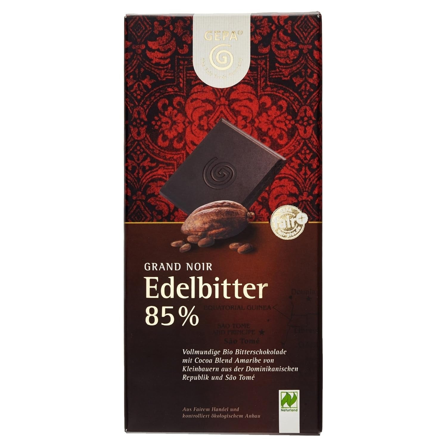 Bitter Grand Noir Bio, 85%, 100g