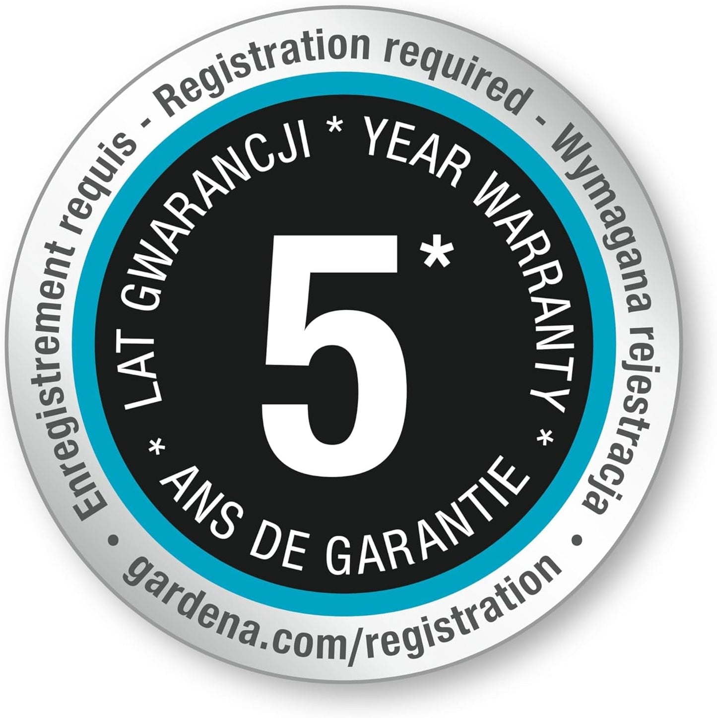 Gardena Sprinklerschlauch-Verbindungsset: Anschlussarmaturen für Anfang und Ende des Sprinklerschlauchs, Zubehör für Artikel (995, 996, 997, 1998, 1999), Original Gardena Systemteile (5316-20)