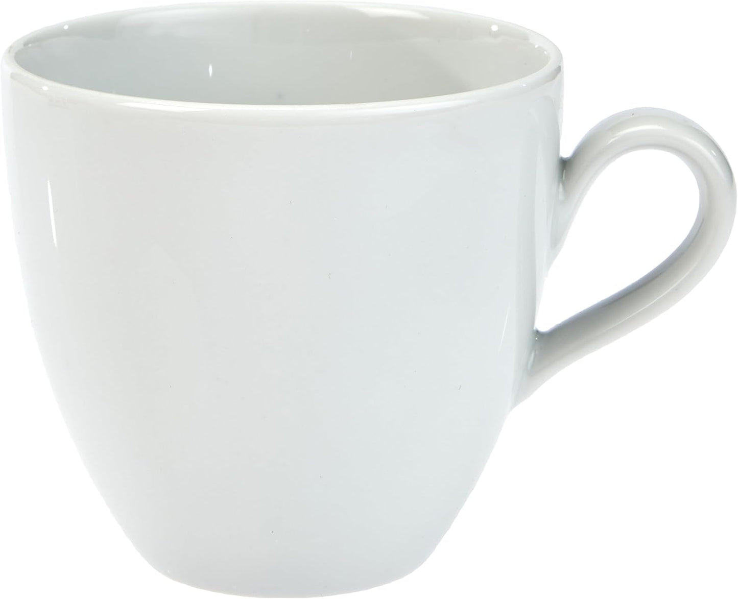 Alessi SG53/87 'Mami' Kaffee-Obertasse 6 Stück aus weißem Porzellan 8,0 cm Durchmesser