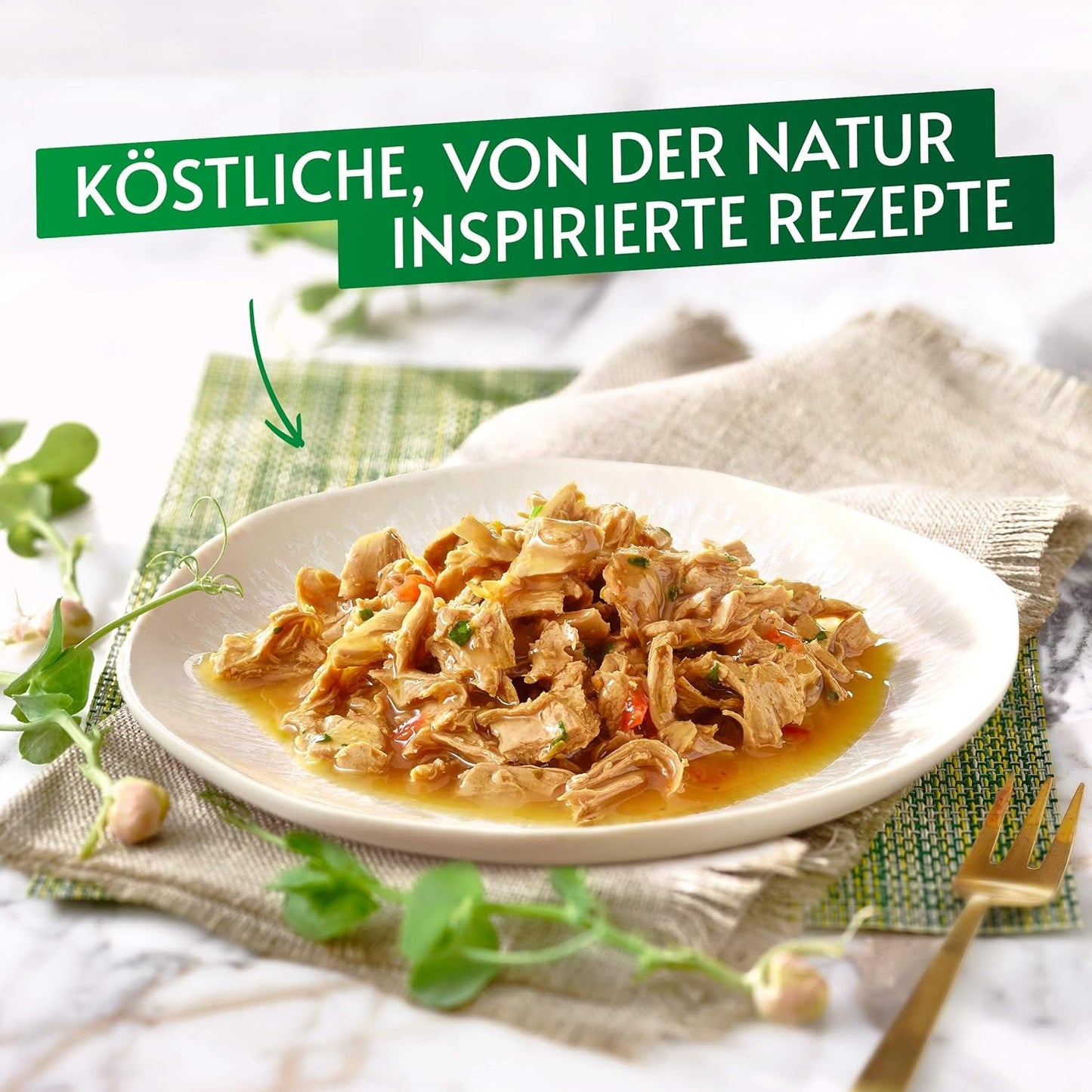 Gourmet Nature's Creation Nassfutter für Katzen in Gelee, natürlicher Truthahn, 12er-Pack (12 x 85 g)