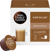 Nescafe Dolce Gusto – Dolce Gusto Café au Lait 16 KAPSELN 160 g (X6)