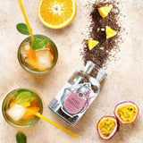 Ankerkraut Roter Orangen- und Passionsfruchttee 90g im Korkglas Premium loser Tee Geschenkidee Wellness-Getränk