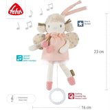 Fehn Mini-Spieluhr Fee – Plüschtier und Einschlafhilfe: Aufziehbare Spieluhr mit der sanften Melodie „Schwanensee“ beruhigt in jeder Situation – für Babys und Kleinkinder ab 0+ Monaten Toys Bebe Naty Shop