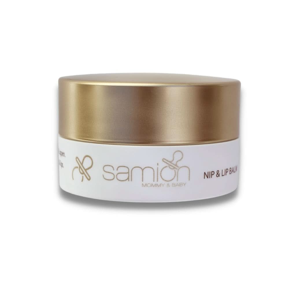 SAMION | LIPPEN- UND LIPPENBALSAM | 15 ml Tiefenpflege | Natürliche Inhaltsstoffe | Vegane Lebensmittel und Stillzubehör Bebe Naty Shop