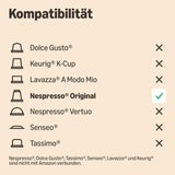 von Amazon Lungo Kaffee-Kunststoffkapseln, Nespresso-kompatibel, 20 Stück, Packung mit 1 – Rainforest Alliance-zertifiziert