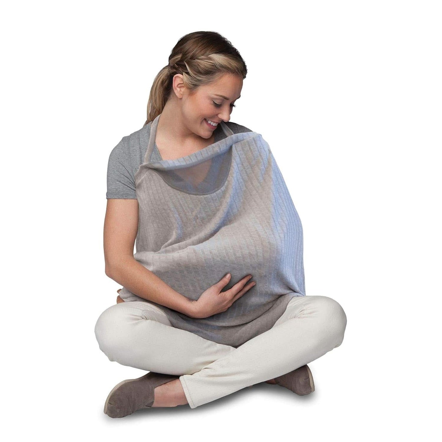 Chicco - Boppy Infinity Stillschal 17 cm grau Accessoires Essen und Stillen Bebe Naty Shop