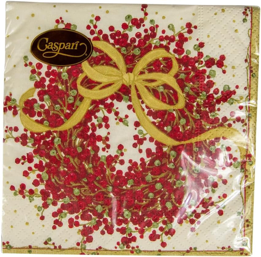 8070C Dreilagige Papierservietten, 20 Stück, 25 x 25 cm, Pfefferbeere