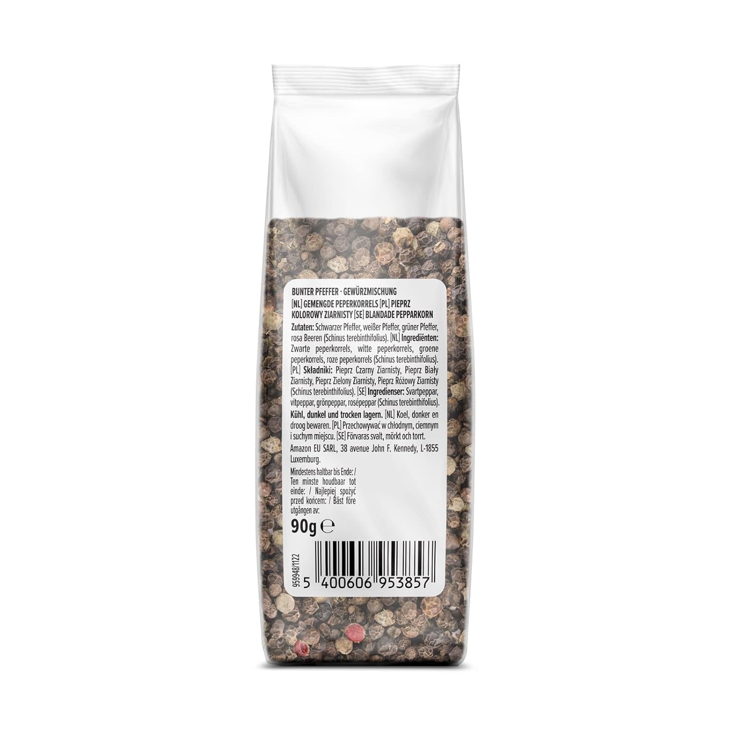 von Amazon Pfeffer bunt ganz, 90g