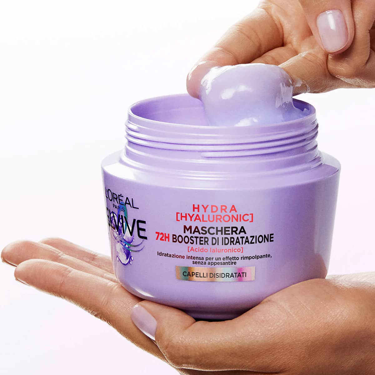 L'Or?al Paris Elvive Hydra Hyaluronic Maschera 72H Booster di Idratazione 300 ml Haarmaske Naty Shop