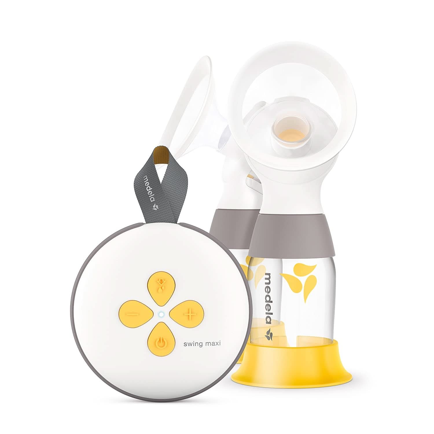 Doppelte elektrische Pumpe Medela Swing Maxi – wiederaufladbar über USB Lebensmittel- und Stillzubehör Bebe Naty Shop Swing Maxi