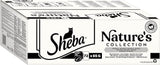 SHEBA Nature's Collection in Gravy – Hochwertiges Nassfutter für Katzen, feine Sorte (MSC) in Portionsbeuteln – 72 x 85 g