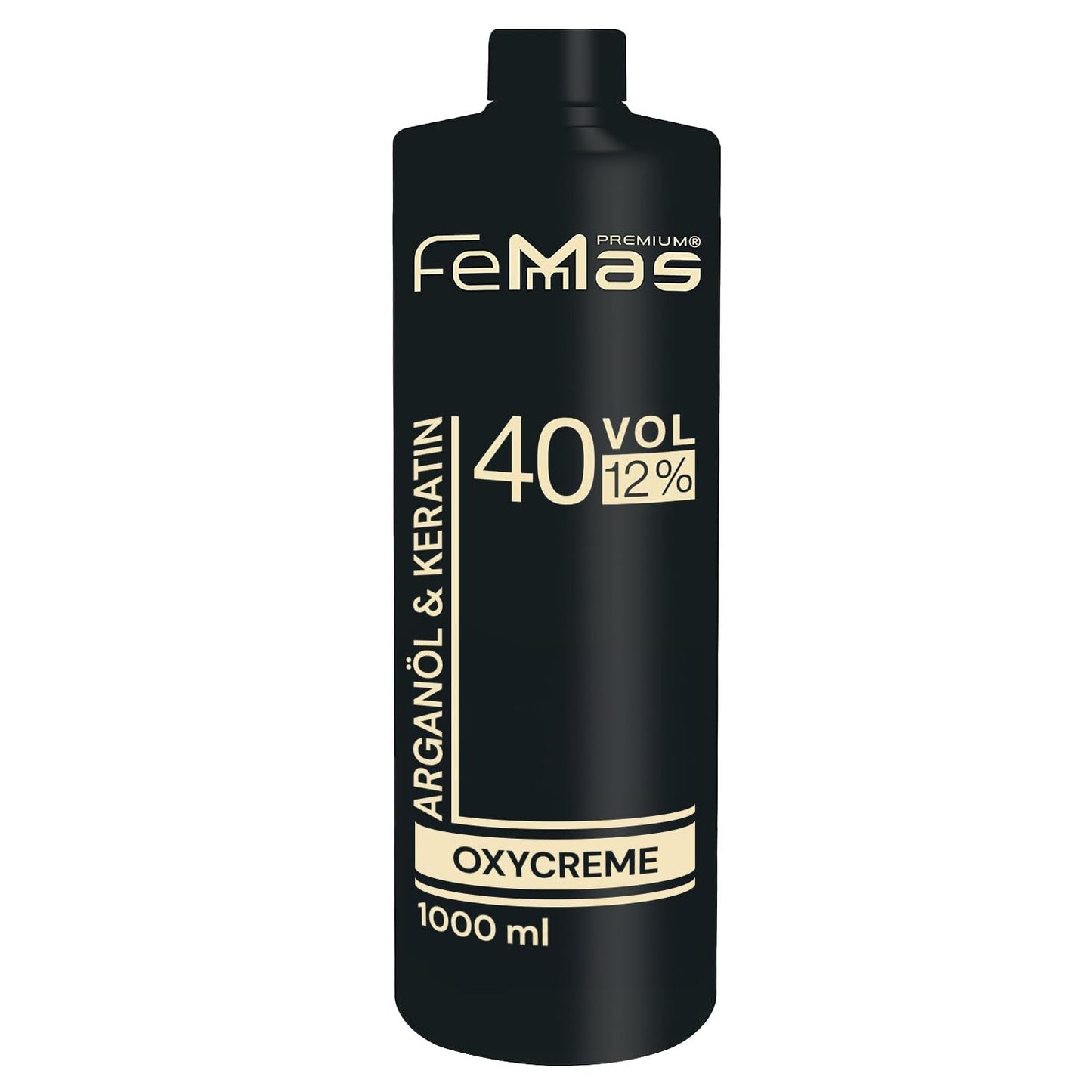 FemMas Oxycreme in 6% 1000 ml I Oxidationsmittel zum Haarfärben und Färben I Einfache Anwendung und optimale Fixierung I Entwickler für gleichmäßige Ergebnisse in Salonqualität I Haarfärbeentwickler Haarfärbemittel Naty Shop 12 1 Liter (1 Packung)