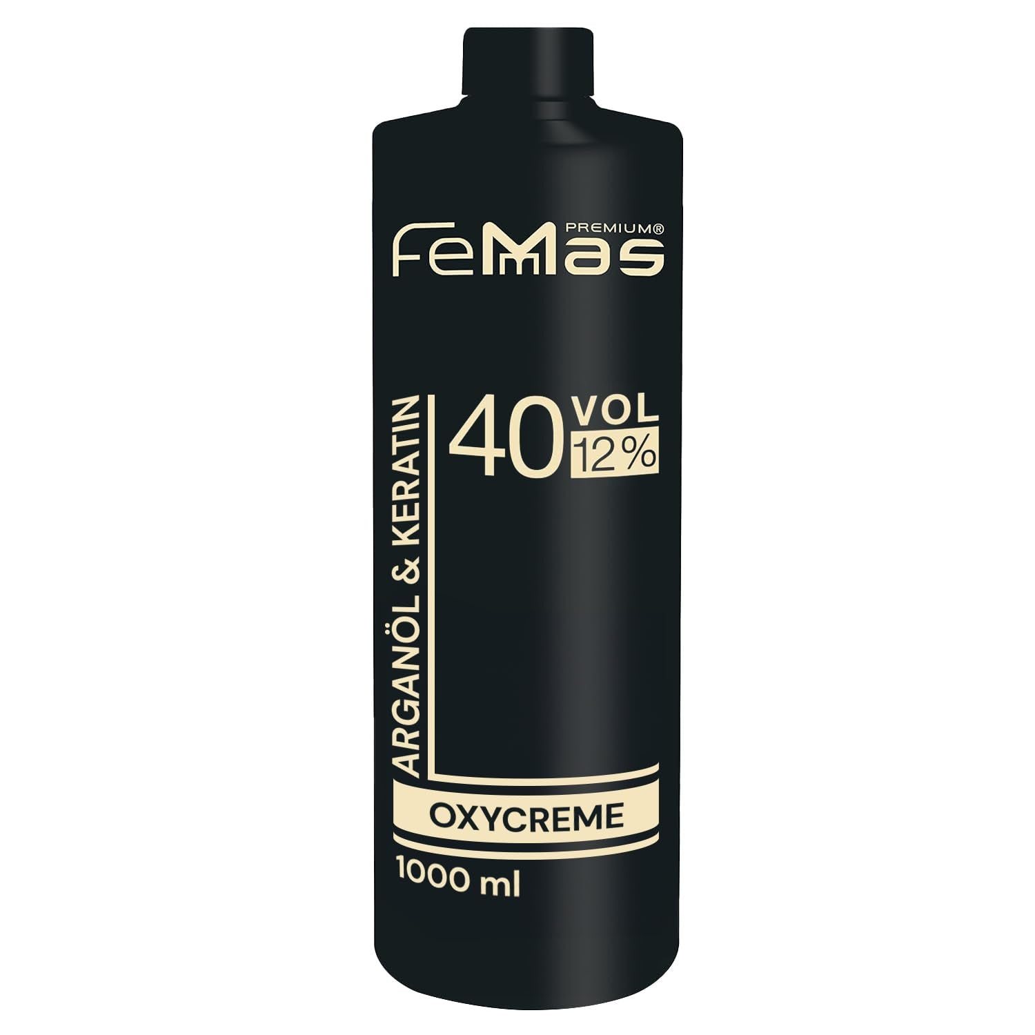 FemMas Oxycreme in 6% 1000 ml I Oxidationsmittel zum Haarfärben und Färben I Einfache Anwendung und optimale Fixierung I Entwickler für gleichmäßige Ergebnisse in Salonqualität I Haarfärbeentwickler Haarfärbemittel Naty Shop 12 1 Liter (1 Packung)
