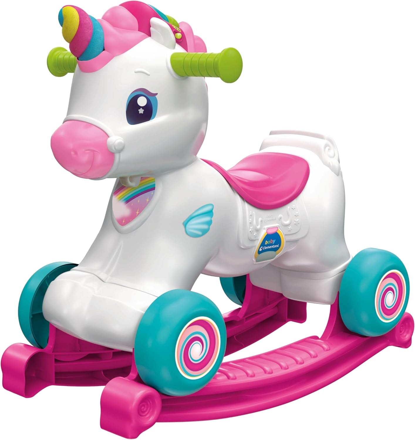 Clementoni 17855 Erste Schritte Tiere, mehrfarbiges Babyspielzeug Naty Shop Standardtitel