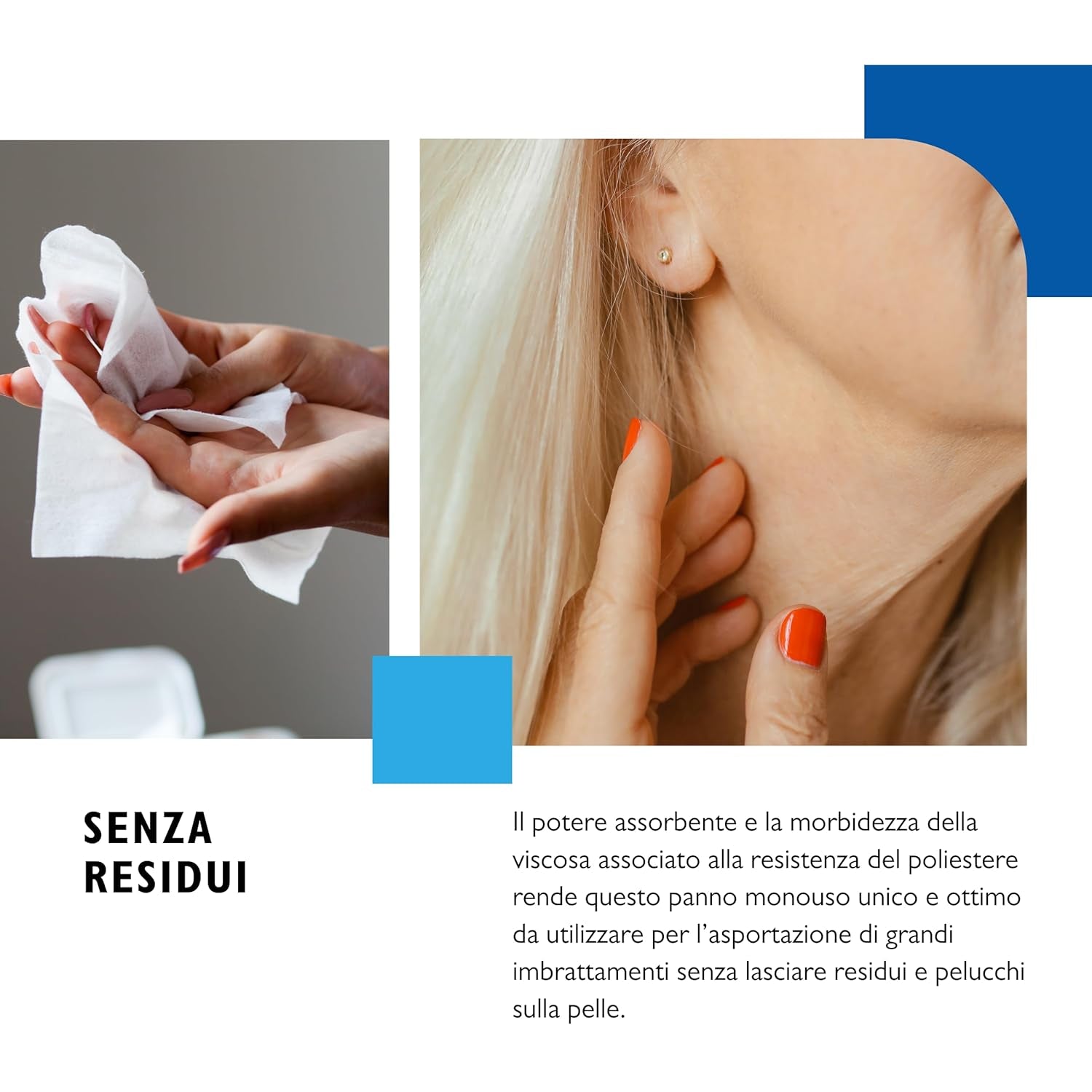 BIODERM Cellusoft – weiche, multifunktionale Einweg-Feuchttücher aus Viskose und Polyester – Multifunktionstücher für die empfindliche Hygiene empfindlicher und geröteter Haut älterer Menschen und Kinder – 30 x 38 cm (50