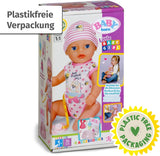 BABY Born Lena (Kleines Mädchen) 36 cm, Puppe mit 7 Funktionen für Kinder ab 1 Jahr, funktioniert ohne Batterie, große Puppe 36 cm, Puppen Naty Shop