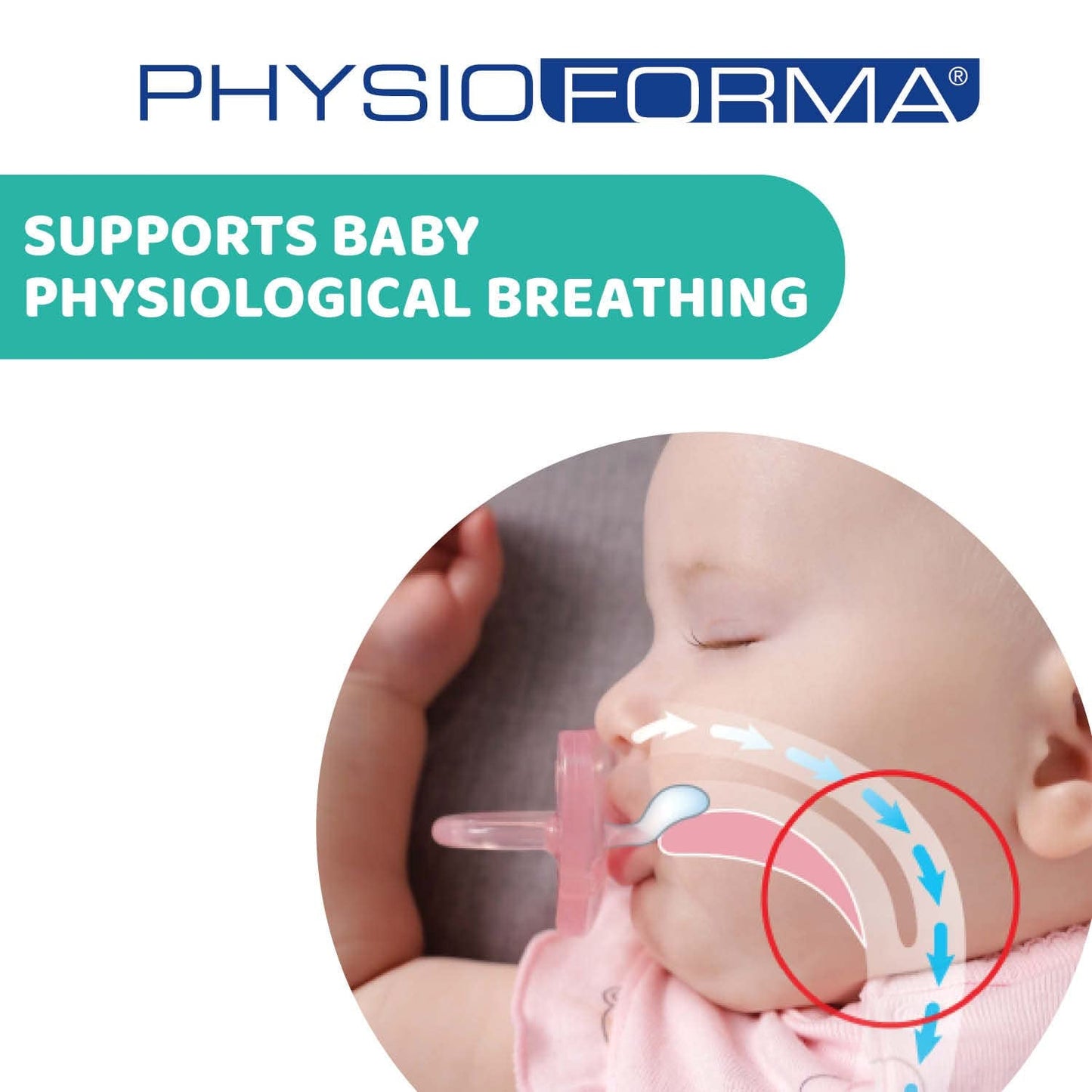 Chicco PhysioForma Comfort Schnuller 6-16 Monate, 1 Stück, Schnuller mit Silikonsauger, unterstützt die physiologische Atmung und fördert die korrekte orale Entwicklung, blau