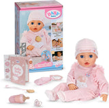 BABY Born Annabell 43 cm – Weiche Puppe mit 7 elektronischen Funktionen und Sound – Geeignet für Kinder ab 3 Jahren – Puppe inklusive Zubehör – Benötigt Batterien
