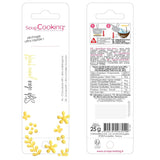 Scrapcooking – Pastellgelber Zuckerstift – gelber Schreibzucker 25 g – dekorativer essbarer Zuckerstift – Schreiben und Zeichnen – Beschriften von Fondant, Zuckerguss, Kuchen – 6804