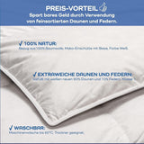 Komfortdecke, (90 Puffs / 10 Federn), weiß, 135 x 200 cm Steppdecken und Steppdecken Naty Shop
