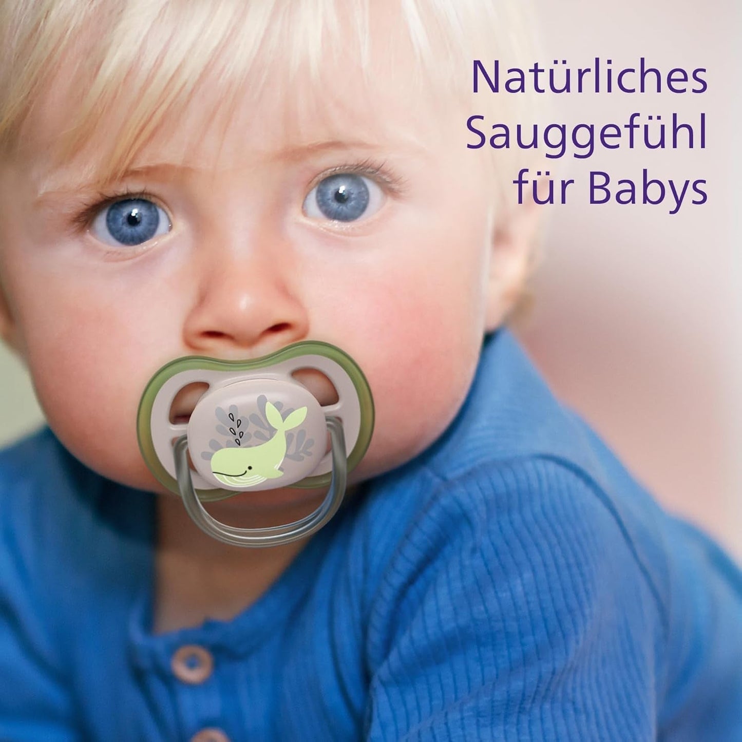 Philips AVENT Ultra Air-Schnuller – 4er-Pack BPA-freie, atmungsaktive Schnuller für Babys von 6–18 Monaten, inklusive Tragetasche und Sterilisation, Schildkröten-/Wal-Muster (Modell SCF085/66)