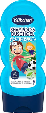 Bübchen Sportsfriend 2In1, Shampoo und Duschgel, 230 ml Dusche und Bad Naty Shop