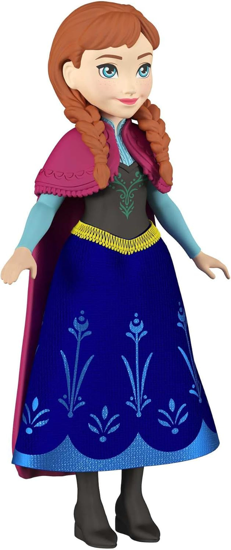 Mattel DISNEY Die Eiskönigin Anna und Sven Puppe und Tierfigur, inspiriert von den Zeichentrickfiguren, bewegliche Gliedmaßen, abnehmbarer Rock und Umhang, für Kinder ab 3 Jahren, HLX03 Naty Shop Dolls