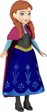 Mattel DISNEY Die Eiskönigin Anna und Sven Puppe und Tierfigur, inspiriert von den Zeichentrickfiguren, bewegliche Gliedmaßen, abnehmbarer Rock und Umhang, für Kinder ab 3 Jahren, HLX03 Naty Shop Dolls