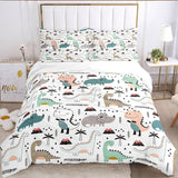 Bettwäsche für Kinder, Dinosaurier-Bettwäsche – Kinder Naty Shop A-3 135 x 200 cm