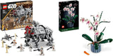 LEGO Star Wars At-Te Walker Mobiles Spielzeugmodell-Minifigurenset mit 3 Clone Troopers, Battle Droids und Dwarf Spider Droid 75337 Building Sets Besuchen Sie den LEGO-Store 10311 Orchid Icon Pack