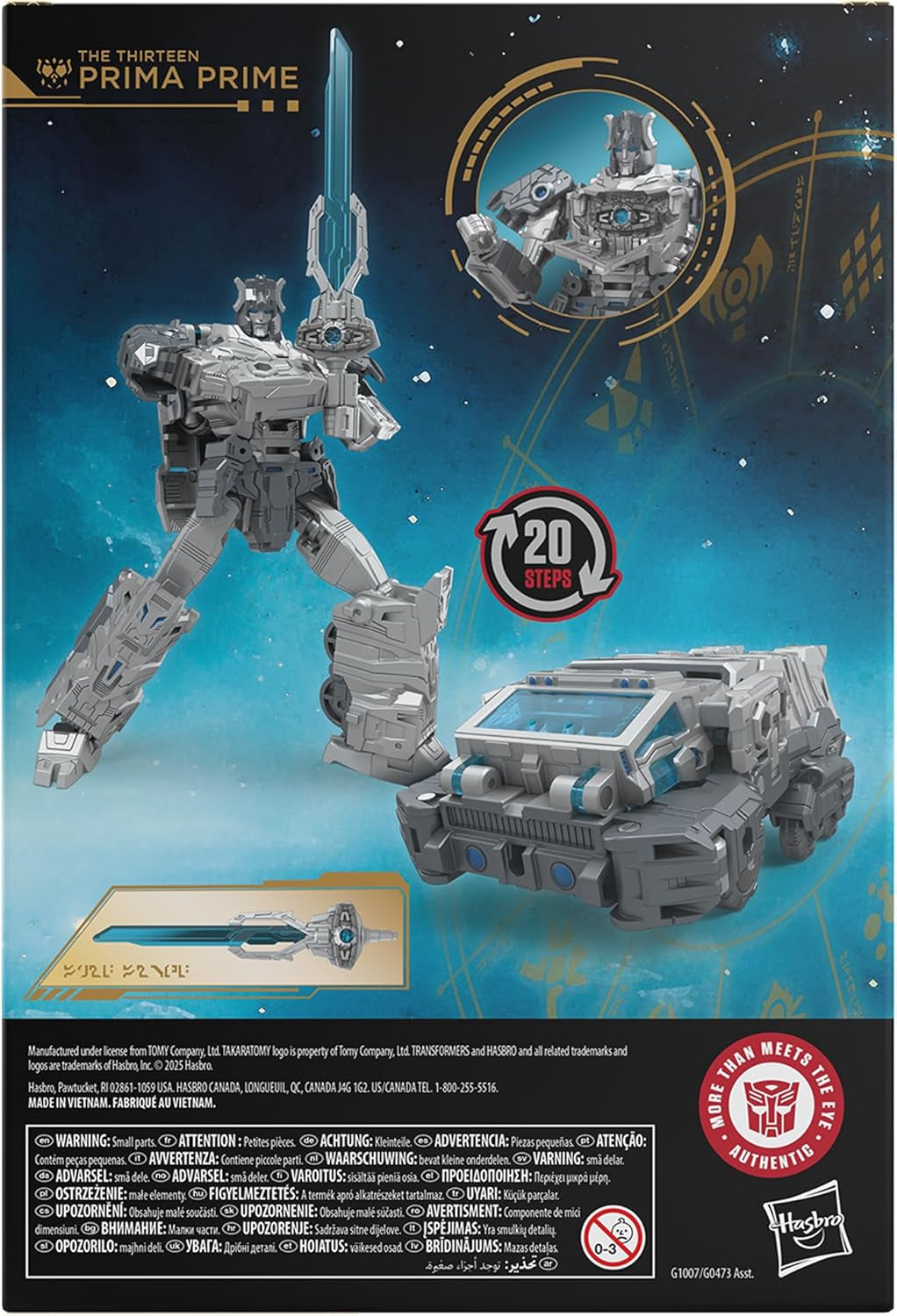 Transformers Age of the Primes Voyager Class the Thirteen Prima Prime, verwandelbare Actionfigur Actionfiguren Naty Shop